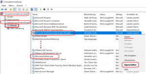 Computerverwaltung - Dienste