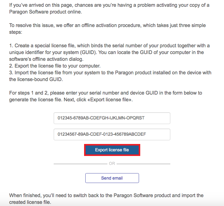 product key and serial number for paragon ntfs for mac os x