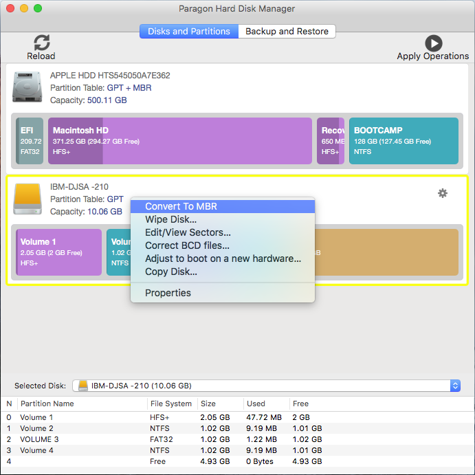 gpt partition for mac bootcamp