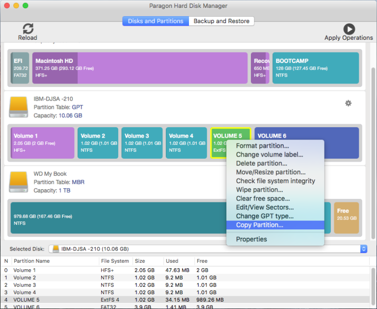 moving an extfs partion