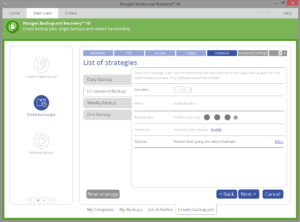 Predefined On demand strategy