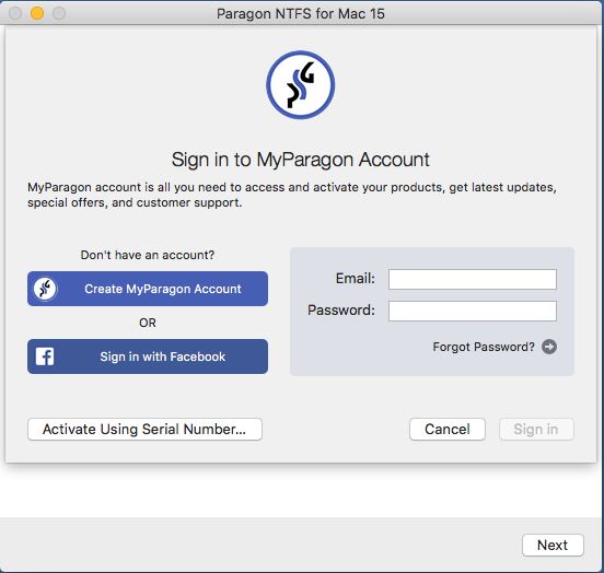 paragon ntfs product key working