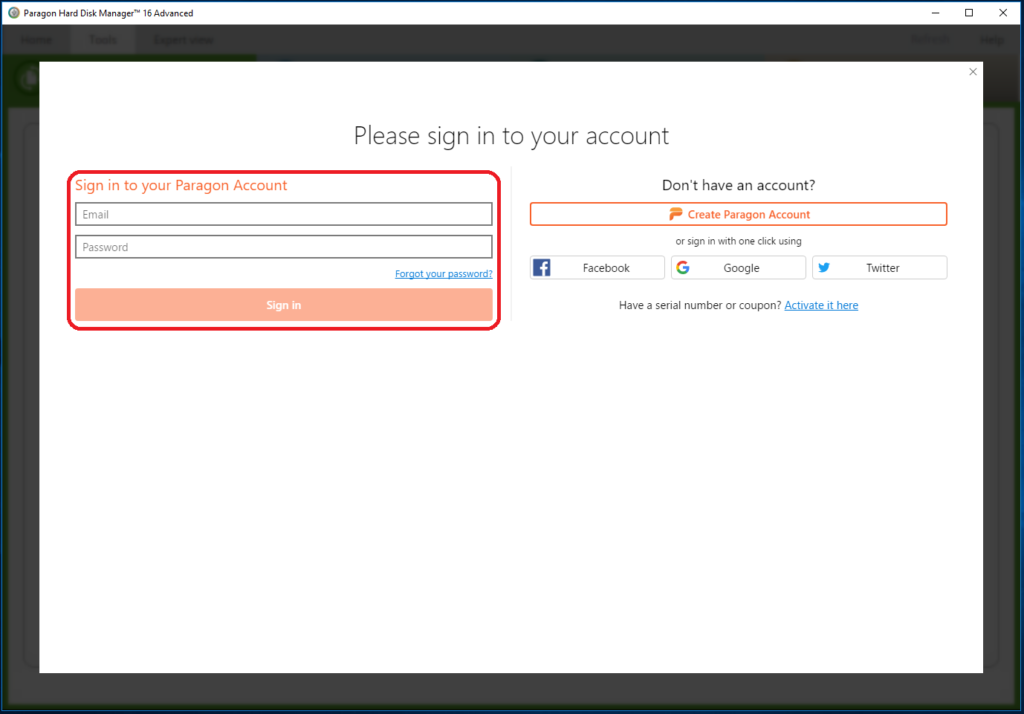 Paragon Hard Disk Manager 16 Activation via MAC Address › Knowledge Base